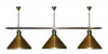 Бильярдный светильник на 4 плафона Луиза (латунь)