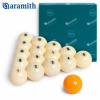 Бильярдные шары для русского бильярда Арамит Премьер 60,3 мм, желтый биток