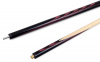 Кий для русского бильярда Классика двухсоставной (черный граб, амарант) 13 запилов